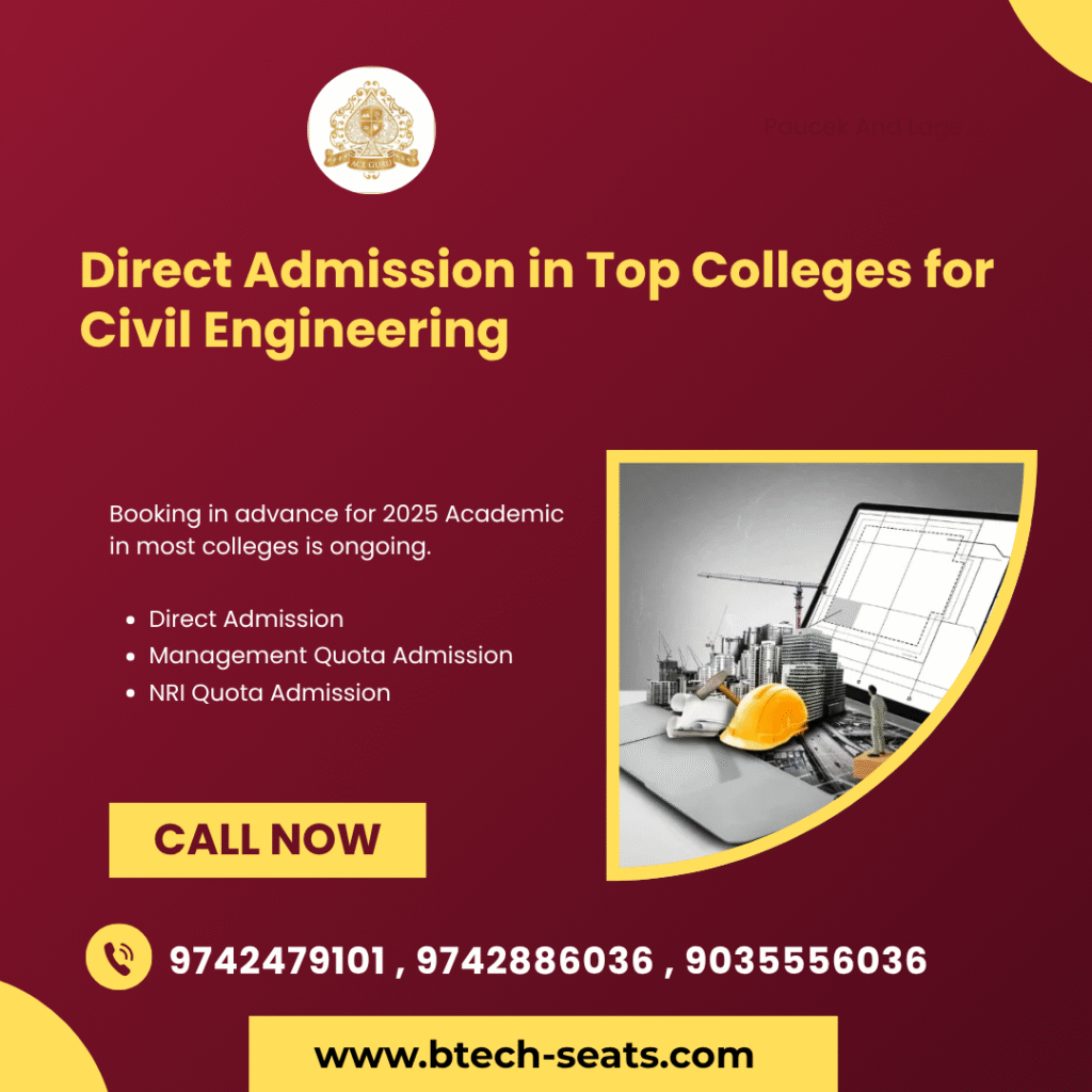 Direct Admission in Top Colleges for Civil Engineering