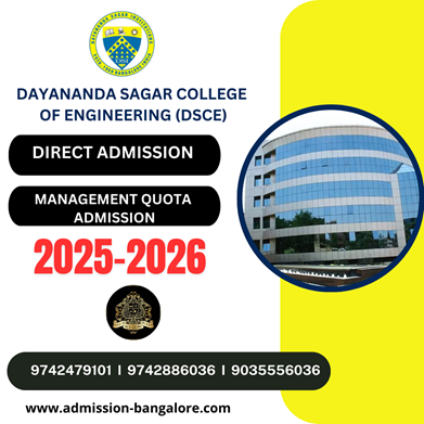 Direct Admission in Dayananda Sagar College CSE- 2025 Intake Open