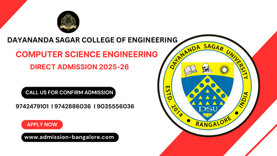 Dayananda Sagar CSE Management Quota Admission- Apply Now