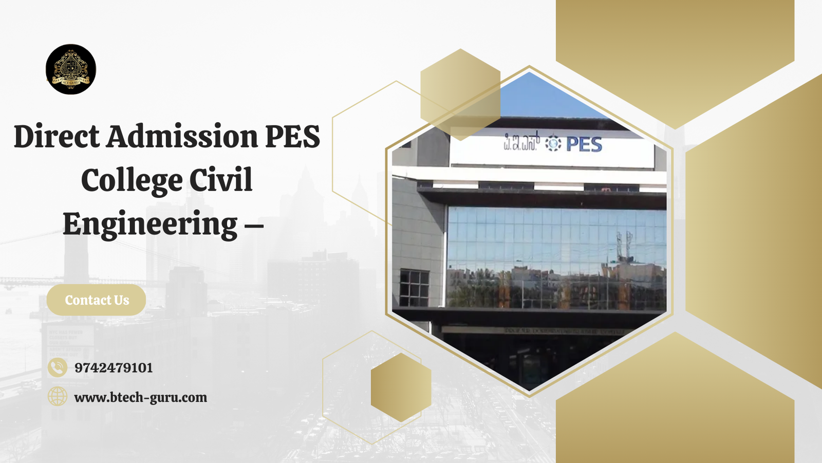 Direct Admission in PES College of Engineering