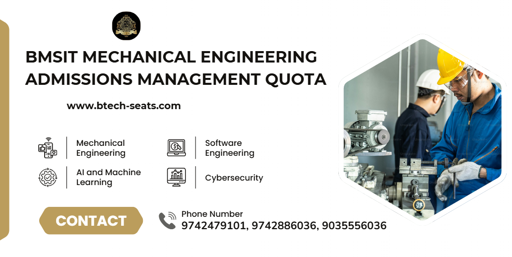 BMSIT Mechanical Engineering Admissions Management Quota