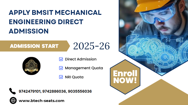 Apply BMSIT Mechanical Engineering Direct Admission