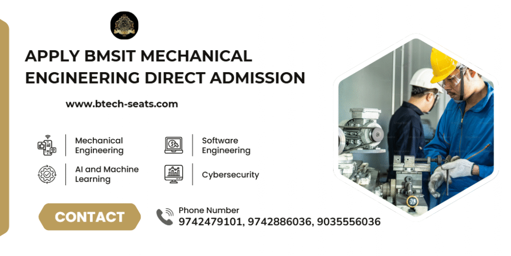 Apply BMSIT Mechanical Engineering Direct Admission.