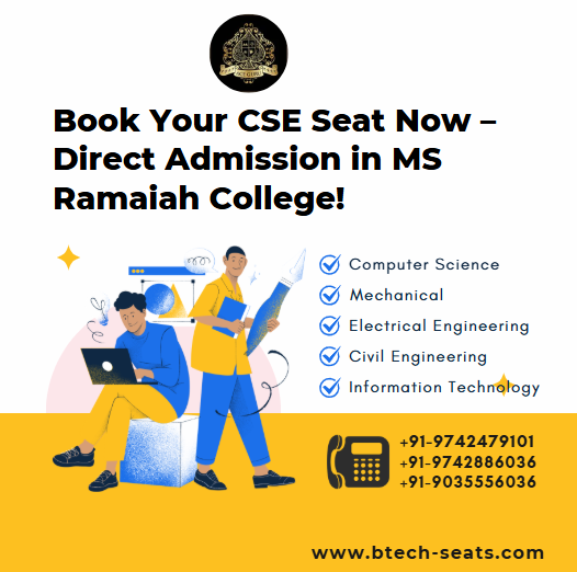 Book Your CSE Seat Now – Direct Admission in MS Ramaiah College.