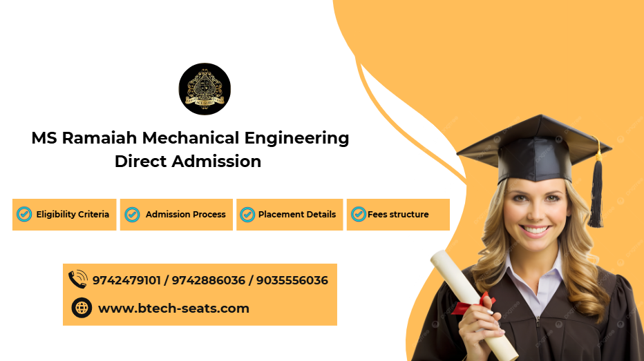 MS Ramaiah Mechanical Engineering Direct Admission.
