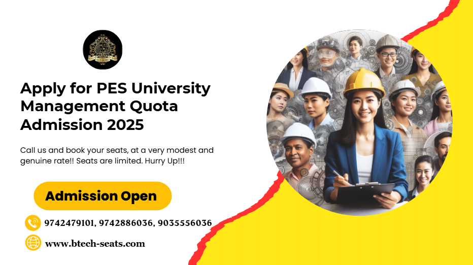 Get Direct Entry PES University Computer Science – No Entrance Needed