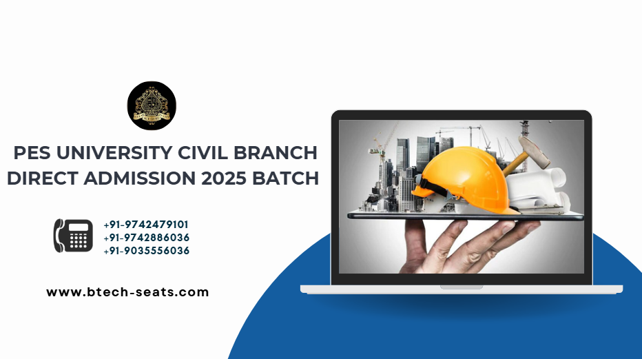 PES University Civil Branch – Direct Admission 2025 Batch.