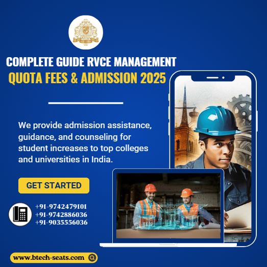 Complete Guide RVCE Management Quota Fees & Admission 2025.