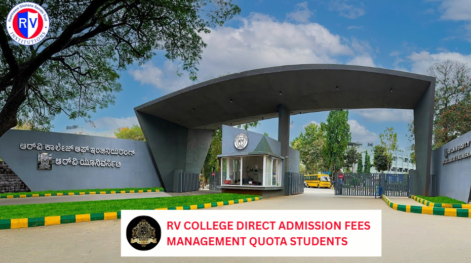 RV College Direct Admission Fees Management Quota Students