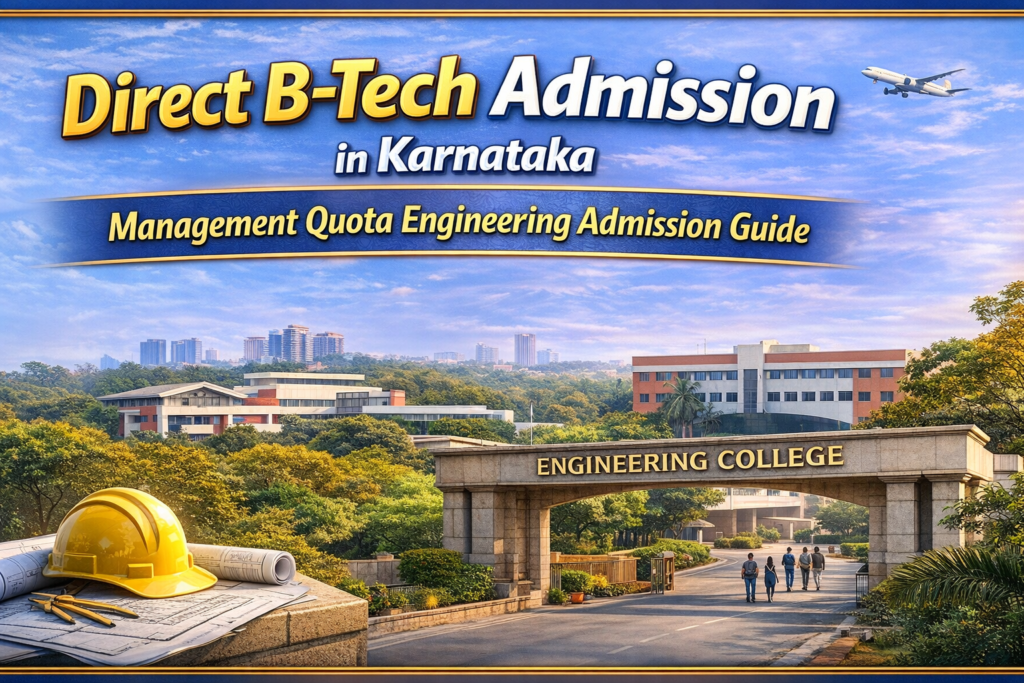Direct B-Tech Admission in Karnataka
