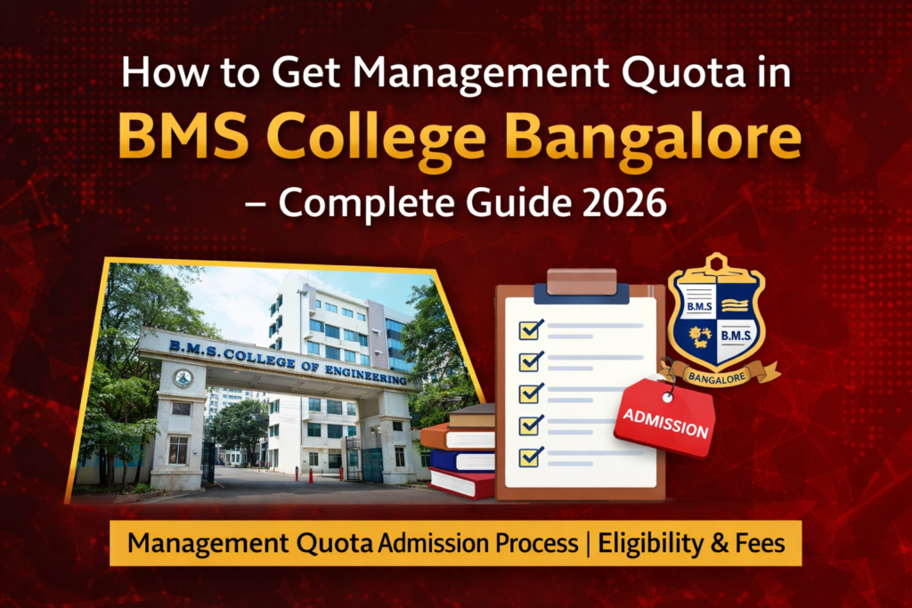BMS College Bangalore Management Quota 2026