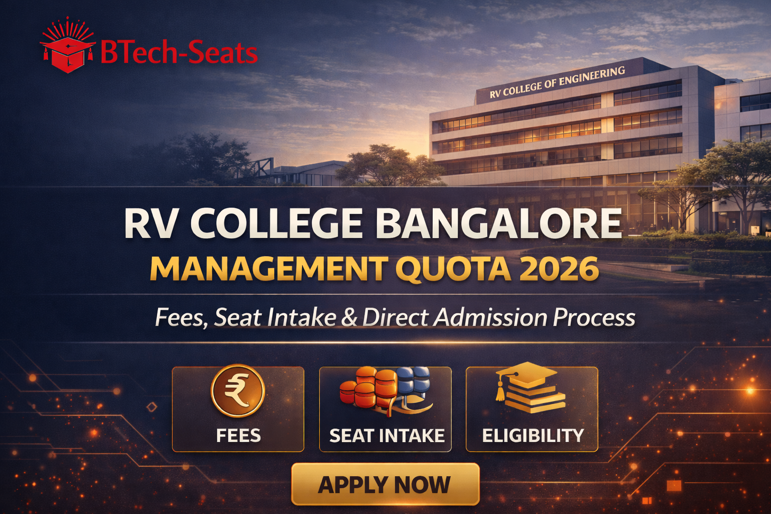  RV College Bangalore Management Quota 2026: Fees, Seat Intake & Direct Admission Process