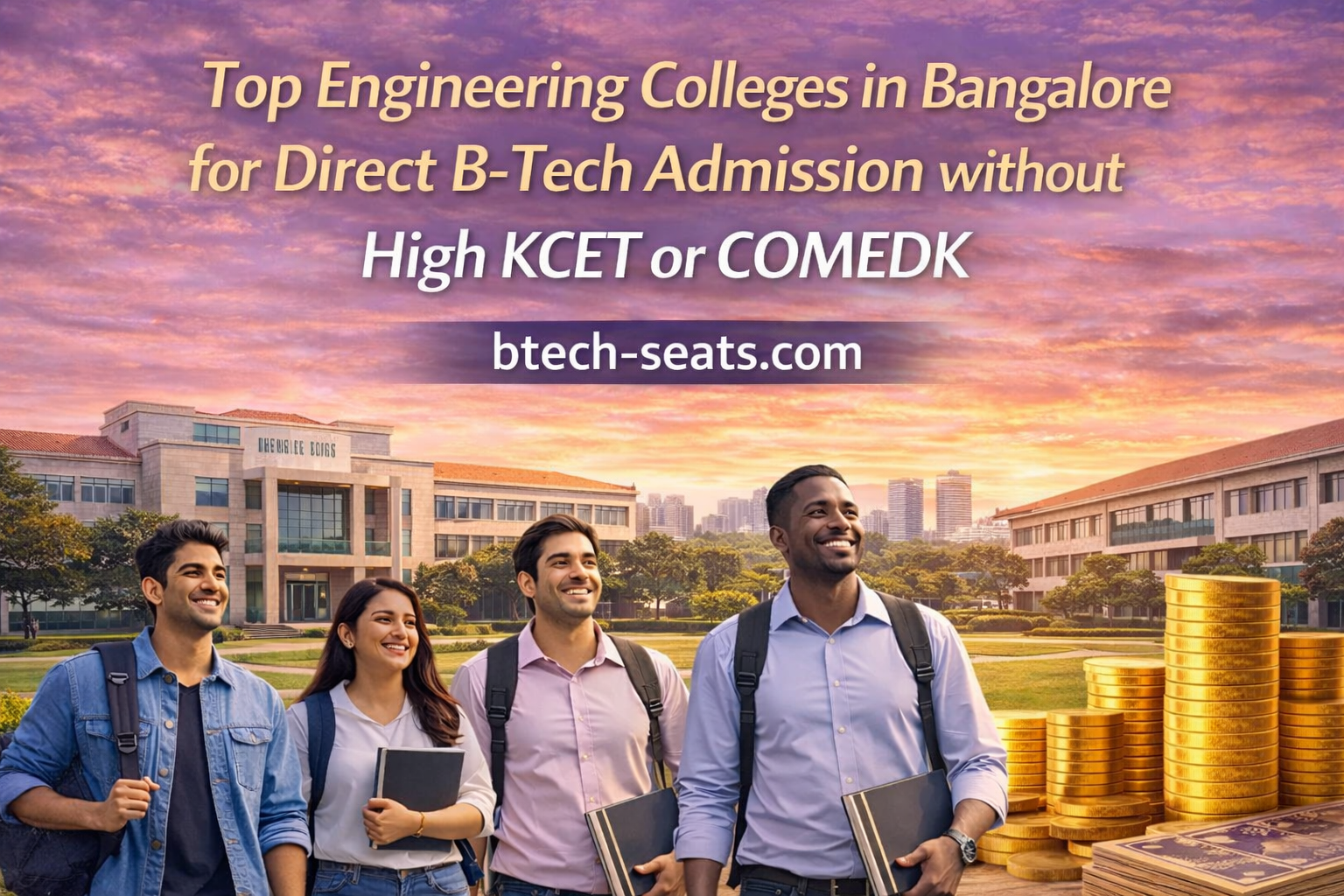 Top Engineering Colleges in Bangalore for Direct B-Tech Admission without High KCET or COMEDK