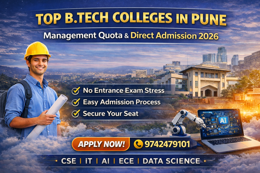 Btech Colleges in Pune Management Quota