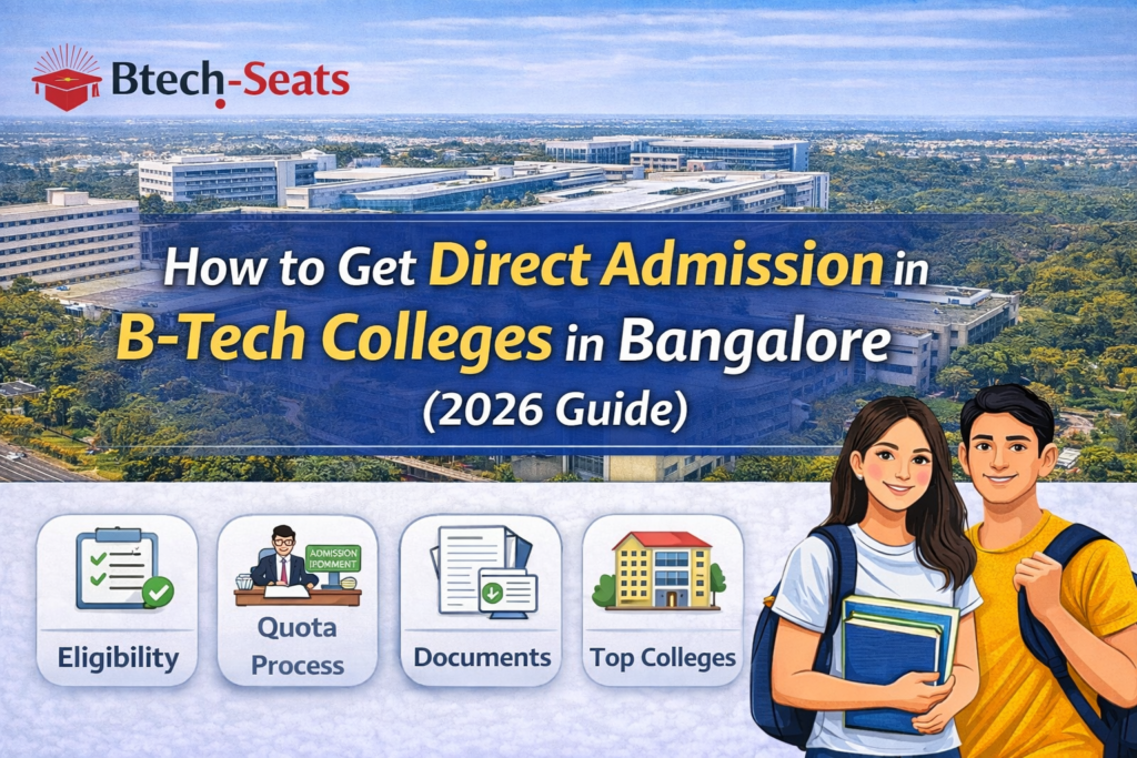 How to Get Direct Admission in B-Tech Colleges in Bangalore 2026?