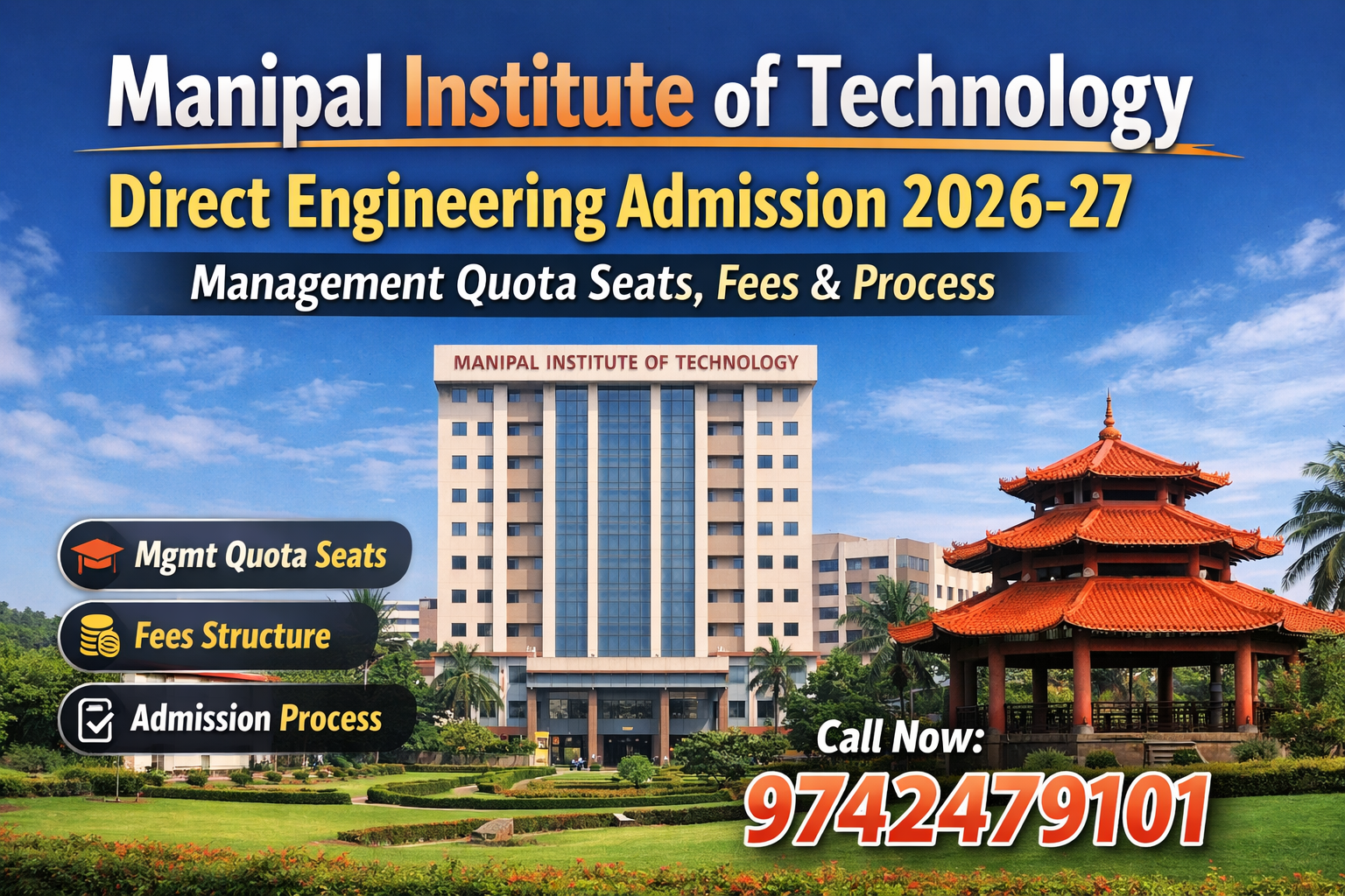 Manipal Institute of Technology Direct Admission 2026.