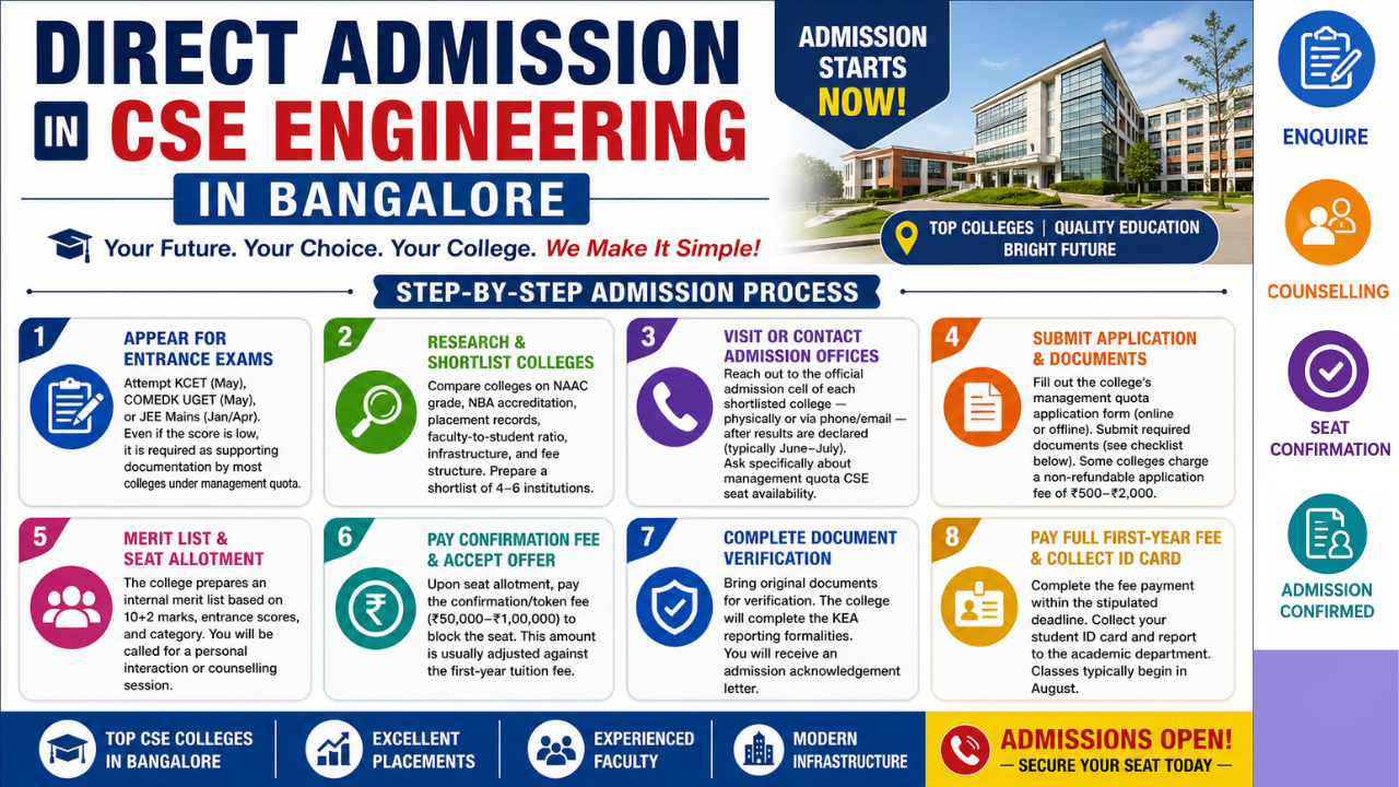 Direct Admission in CSE Engineering in Bangalore