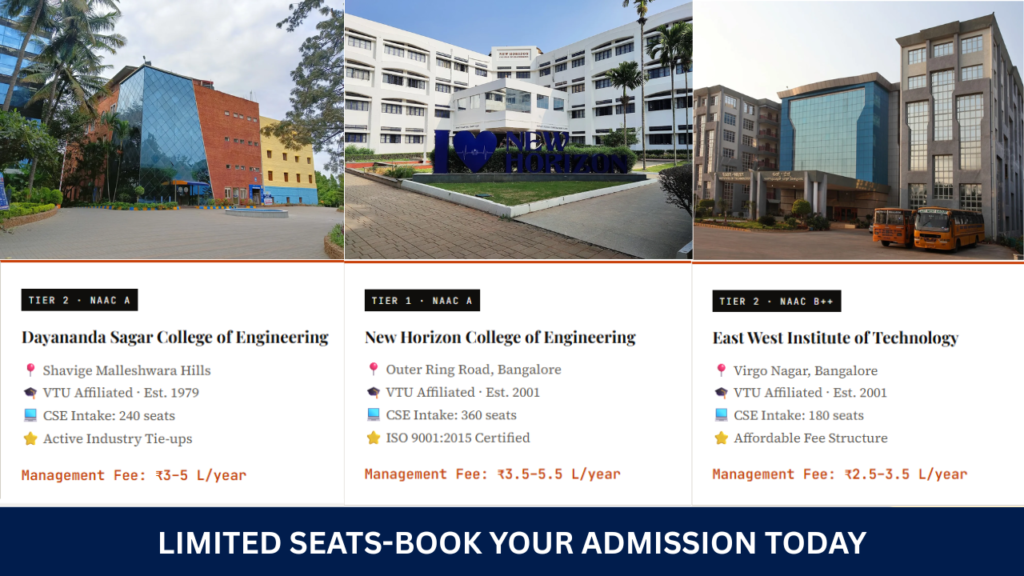 Direct Admission in CSE Engineering in Bangalore.