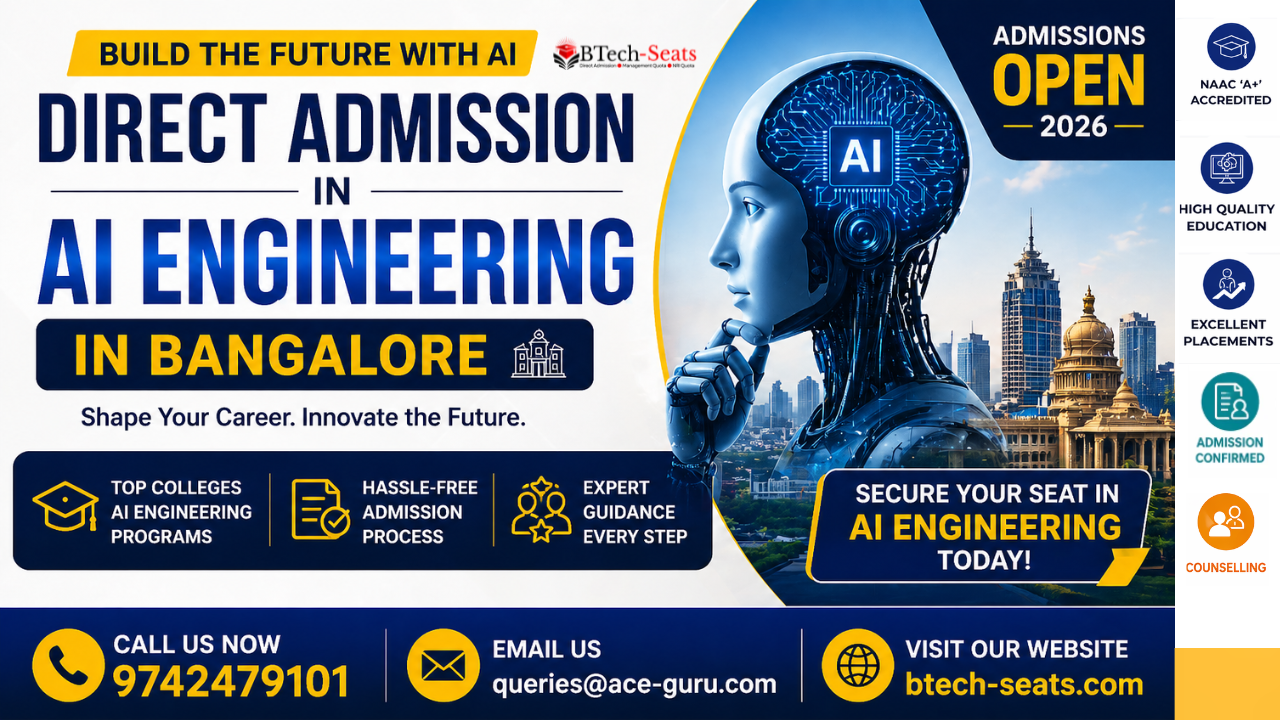 Admission in ARTIFICIAL  INTELLIGENCE  at MS Ramaiah Institute of Technology  (MSRIT), Bangalore
