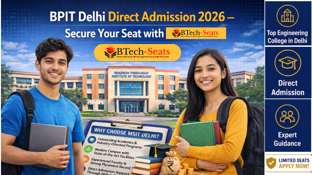 BPIT Delhi Direct Admission 2026 – Secure Your Seat with Btech-seats